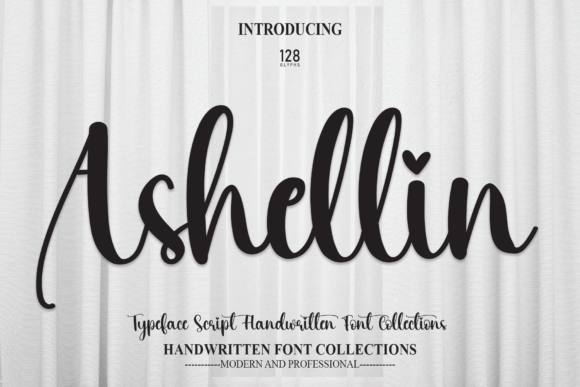 Ashellin: A Dainty Script Font for Editorial Design