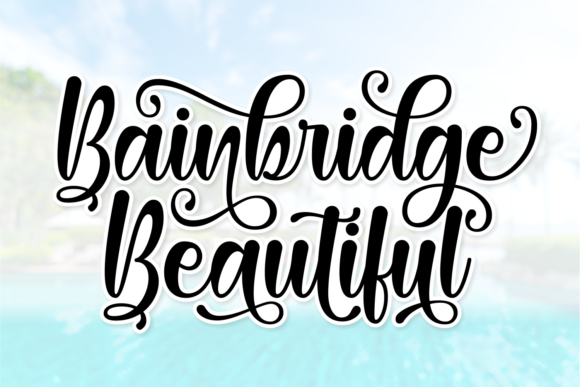 Bainbridge Beautiful: A Graceful Script Font for Editors