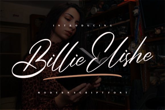 Billie Elishe: The Script Font for Scroll-Stopping Content