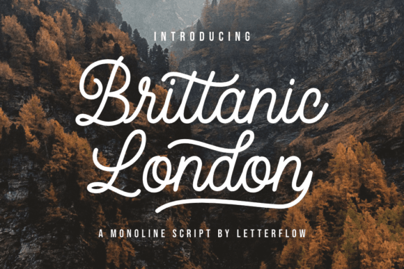 Brittanic London: A Versatile Script Font for Branding
