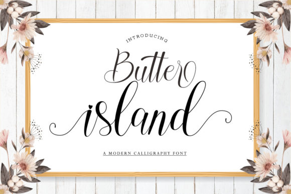 Butter Island: A Script Font for Polished Branding