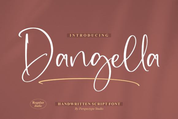Dangella: A Script Font for Digital Branding