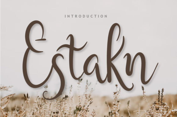 Estakn: A Timeless Handwritten Font for Branding