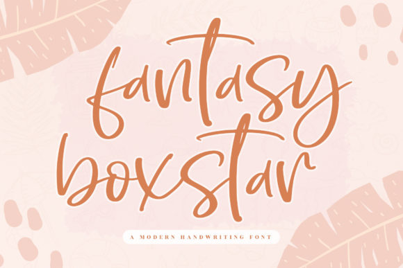 Fantasy Boxstar: A Dainty Script Font for Elegant Branding
