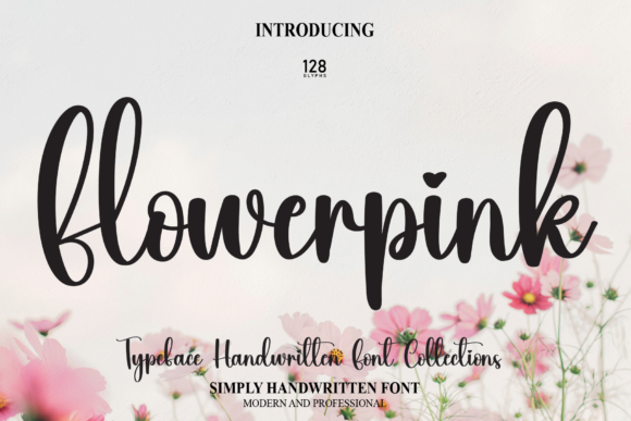 Flowerpink Font: A Stylish Script for Makers