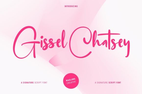 Gissel Chatsey: A Handwritten Font for Editorial Design