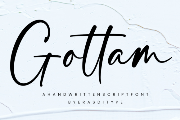 Gottam: The Script Font for Scroll-Stopping Designs