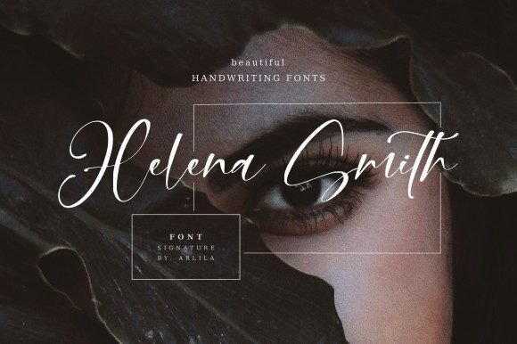 Helena Smith: A Refined Script Font for Editorial Design