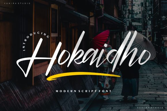 Hokaidho: A Script Font for Elegant Branding