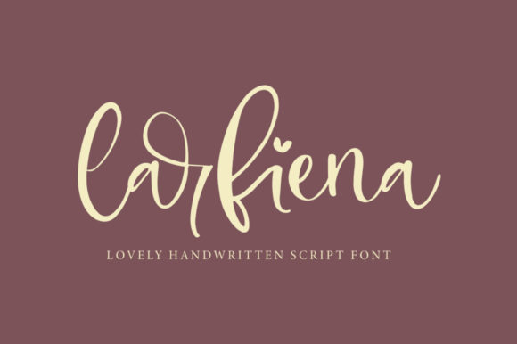Larfiena: The Script Font That Elevates Campaigns