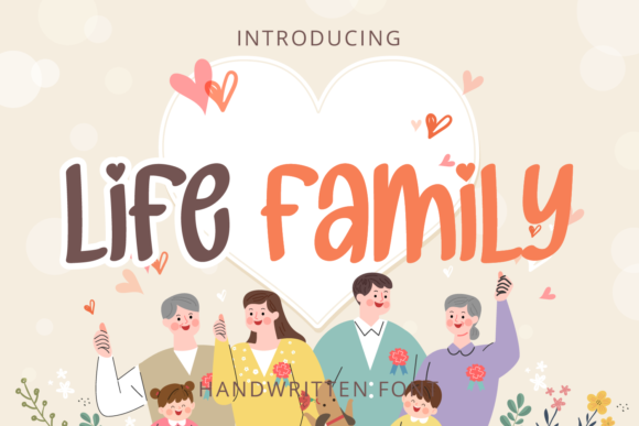 Life Family: A Whimsical Script Font for Editorial Design
