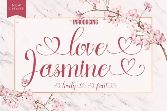 Love Jasmine: A Romantic Script Font for Editorial Design