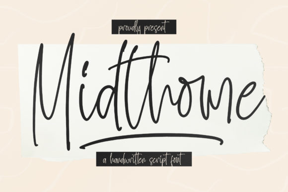 Midthome: A Script Font for Modern Web Design