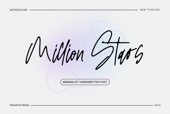 Million Stars Font for Modern Web Design