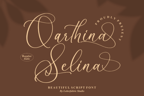 Qarthina Selina: A Script Font for Branding