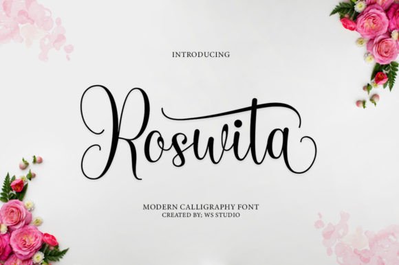 Roswita: A Handwritten Font for Editorial Design