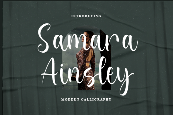 Samara Ainsley: A Script Font for Brand Identity