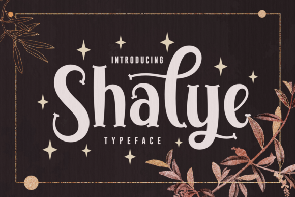 Shalye Font: A Romantic Script for Branding
