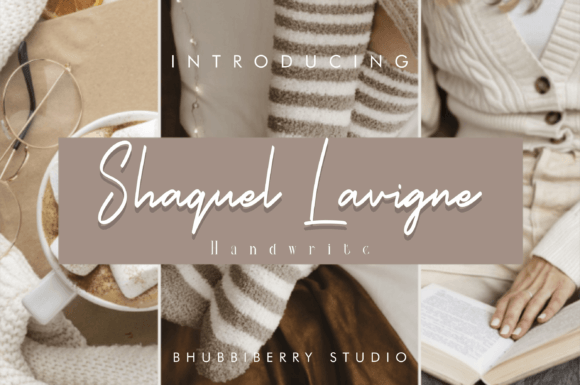 Shaquel Lavigne: A Script Font for Digital Design