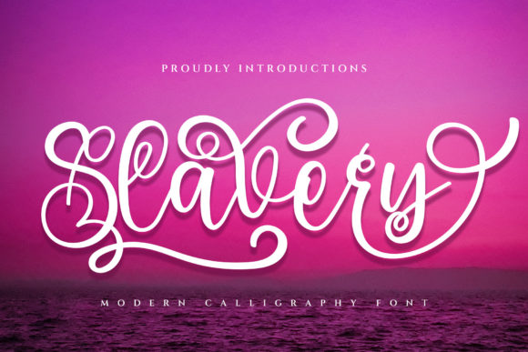 Slavery Font: Elevating Campaign Visuals with Script Elegance