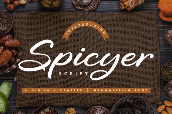 Spicyer Font: A Romantic Script for Makers