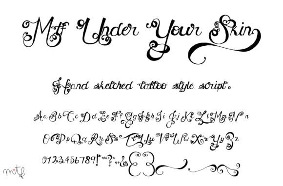 Under Your Skin: A Script Font for Editorial Design